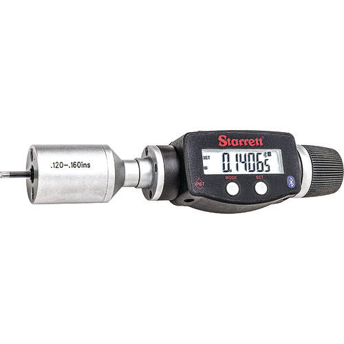 ‎Starrett 770BXTZ-160 Electronic Digital Internal Micrometer with Bluetooth, SPC Output, .120-.160″ Range, .00005″ Resolution - Exact Industrial Supply