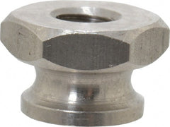 Electro Hardware - 1/4-20" UNC Thread, Uncoated, Grade 303 Stainless Steel Hex Thumb Nut - Makers Industrial Supply