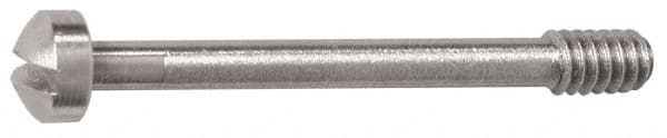 Electro Hardware - Slotted Drive #4-40 UNC 1/2" Length Under Head Captive Screw - Makers Industrial Supply