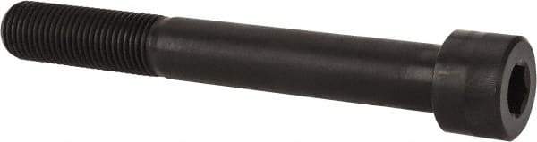 Holo-Krome - 1-1/2 - 6 UNC Hex Socket Drive, Socket Cap Screw - Alloy Steel, Black Oxide Finish, Partially Threaded, 12" Length Under Head - Makers Industrial Supply