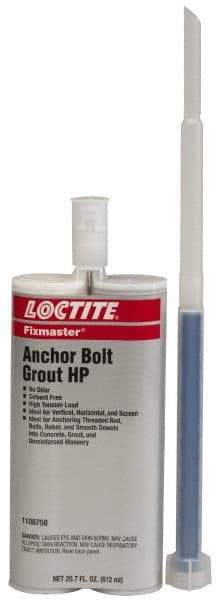 Loctite - 20.7 fl oz Epoxy Anchoring Adhesive - 20 min Working Time, 29 CFR 1910.1200 - Makers Industrial Supply