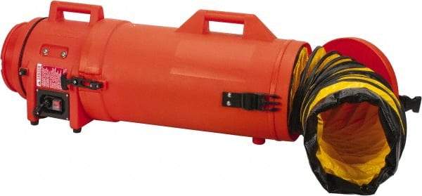 Allegro - 831 CFM, Electrical AC Axial Blower Kit - 8 Inch Inlet/Outlet, 0.33 HP, 115 Max Voltage Rating - Makers Industrial Supply