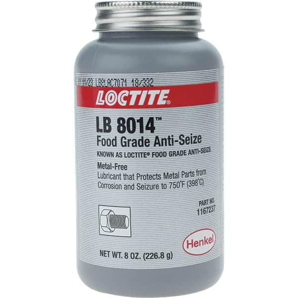 Loctite - 8 oz Brush Top General Purpose Anti-Seize Lubricant - Metal Free, 750°F - Makers Industrial Supply