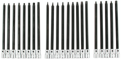 22 Piece - 3/32" - 1/4"; Hex Metric 2.5 - 6.0mm & Torx® T8 - T40 1/4" Drive - 6: OAL - Hex Inch Bit Socket Set - Makers Industrial Supply