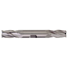 7/16″ × 1/2″ × 7/8″ × 4″ RHS / RHC Solid Carbide 4-Flute Square End General Purpose End Mill - Bright - Exact Industrial Supply