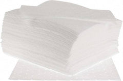 PRO-SAFE - 28 Gal Capacity per Package, Oil Only Pad - 19" Long x 17" Wide, White, Polypropylene - Makers Industrial Supply