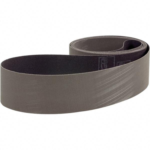 3M - 4" Wide x 132" OAL, A30 Grit, Aluminum Oxide Abrasive Belt - Aluminum Oxide, Coated, Cloth Backing, Dry, Series 237AA - Makers Industrial Supply