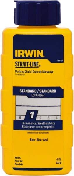 Irwin - 4 oz Container Marking Chalk - Blue - Makers Industrial Supply