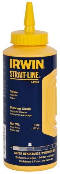 Irwin - 8 Container Chalk Refill - Yellow - Makers Industrial Supply