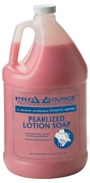 PRO-SOURCE - 1 Gal Bottle Liquid Soap - Hand Soap, Pink, Almond Scent - Makers Industrial Supply