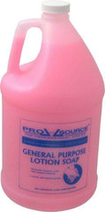 PRO-SOURCE - 1 Gal Bottle Liquid Soap - General Duty, Pink, Almond Scent - Makers Industrial Supply