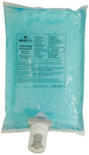 Technical Concepts - 1,100 mL Dispenser Refill Foam Soap - Hand Soap, Rich Teal, Citrus Scent - Makers Industrial Supply