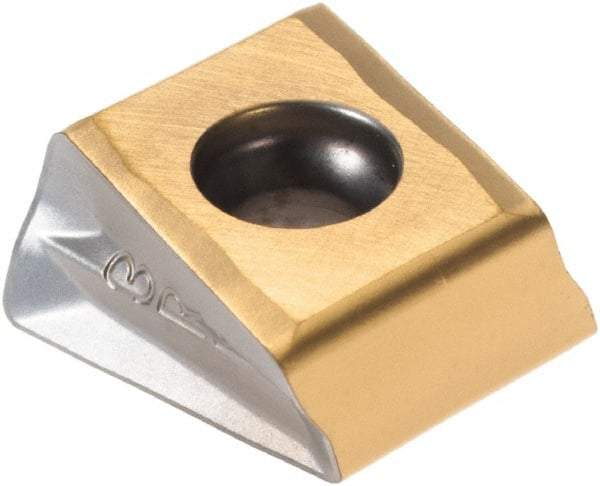 Iscar - T490 LNMT1306 PNTR Grade IC330 Carbide Milling Insert - TiCN/TiN Finish, 0.514" Thick, 0.79mm Corner Radius - Makers Industrial Supply
