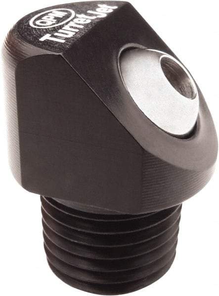 QPM Products - 5/16" Hose Inside Diam, Coolant Hose Nozzle - NPT, for Use with CNC Lathes - Makers Industrial Supply