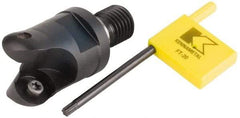 Kennametal - 31.75mm Cutting Diam, 1-1/4" Max Depth of Cut, Modular Connection Indexable Copy End Mill - 2 Inserts, RDHX 1604M0S Insert, KDM Toolholder - Makers Industrial Supply