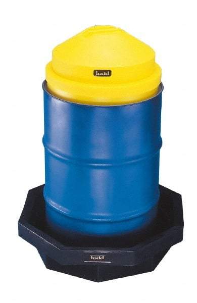 Made in USA - Oil Drum Funnel Cover - Polyethelyne - Makers Industrial Supply