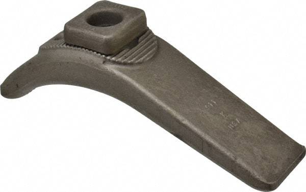 Gibraltar - 3/4" Stud, Carbon Steel, Plain Strap Clamp - 8" OAL x 2-1/8" Wide x 4" High, Plain Nose - Makers Industrial Supply