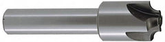 Keo - 5/16" Radius, 1-1/8" Mill Diam, 4 Flute High Speed Steel Corner Rounding End Mill - Single End, TiN Finish, 3/8" Tip Diam, 3-1/2" OAL, 7/8" Shank Diam - Makers Industrial Supply