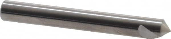 Hertel - 3/16" Head Diam, 3/16" Shank Diam, 1 Flute 100° Solid Carbide Countersink - Makers Industrial Supply