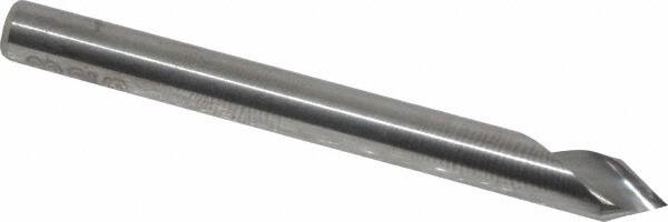 Hertel - 3/16" Head Diam, 3/16" Shank Diam, 1 Flute 60° Solid Carbide Countersink - Makers Industrial Supply