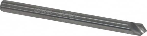 Hertel - 1/8" Head Diam, 1/8" Shank Diam, 1 Flute 90° Solid Carbide Countersink - Makers Industrial Supply