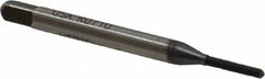 Hertel - #0-80 UNF H2 Thread Limit Bottoming Thread Forming Tap - High Speed Steel, TiCN Finish, 1-5/8" OAL - Makers Industrial Supply