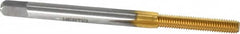 Hertel - M3x0.50 Metric Coarse D5 Thread Limit Bottoming Thread Forming Tap - High Speed Steel, TiN Finish, 1-15/16" OAL - Makers Industrial Supply