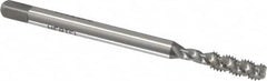 Hertel - M3.5x0.60 Metric Coarse 3 Flute 6H Bottoming Spiral Flute Tap - High Speed Steel, 1-15/16" OAL, Right Hand Flute, Right Hand Thread, D4 - Makers Industrial Supply