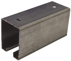 National Mfg. - 8 Ft Long, 450 Lb Capacity, Straight Boxrail - Galvanized, Series 5116 - Makers Industrial Supply