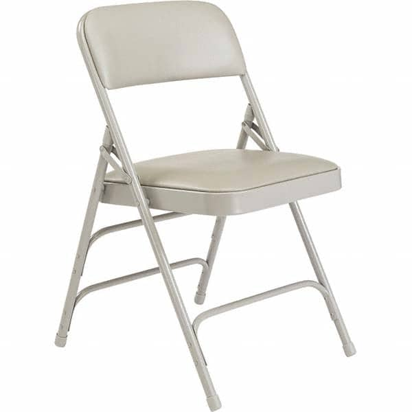 National Public Seating - Folding Chairs Pad Type: Folding Chair w/Vinyl Padded Seat Material: Vinyl; Steel - Makers Industrial Supply