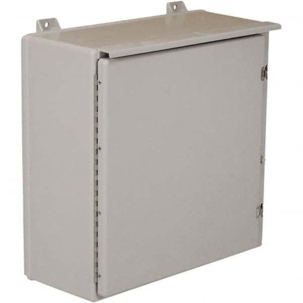 Wiegmann - NEMA 3R Fiberglass Standard Enclosure with Continuous Hinge Cover - Makers Industrial Supply