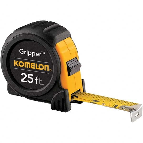 Komelon - 25' x 1" Yellow Blade Tape Measure - Makers Industrial Supply