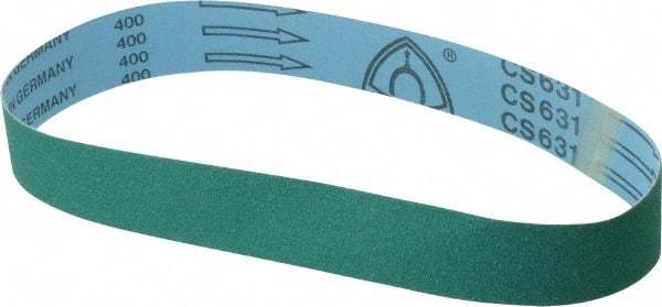 Metabo - 1-1/2" Wide x 30" OAL, 80 Grit, Ceramic Abrasive Belt - Ceramic, Coated - Makers Industrial Supply