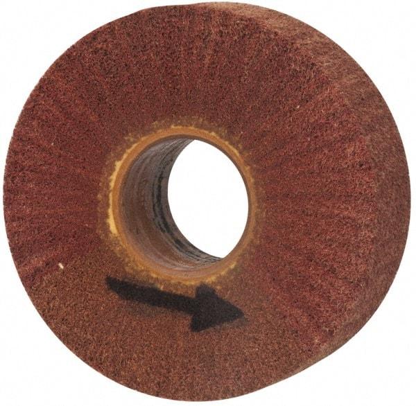 Brite Star - 6" Diam 220 Grit Aluminum Oxide Unmounted Flap Wheel - 2" Hole, 2" Wide, Density 7, Coated, Grade Very Fine, 3,400 Max RPM - Makers Industrial Supply