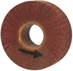 Brite Star - 6" Diam 220 Grit Aluminum Oxide Unmounted Flap Wheel - 2" Hole, 2" Wide, Density 7, Coated, Grade Very Fine, 3,400 Max RPM - Makers Industrial Supply