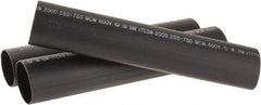 3M - 12" Long, 4:1, Polyolefin Heat Shrink Electrical Tubing - Black - Makers Industrial Supply