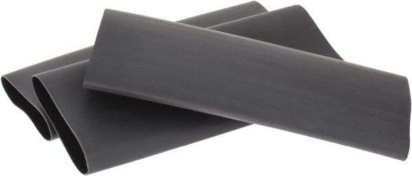 3M - 6" Long, 3:1, Polyolefin Heat Shrink Electrical Tubing - Black - Makers Industrial Supply