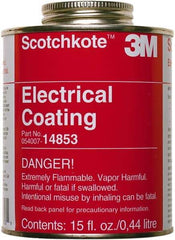 3M - 15 oz Can Brown Butyl Rubber Joint Sealant - 72°F Max Operating Temp, 12 min Tack Free Dry Time, Series 14853 - Makers Industrial Supply