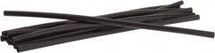 3M - 6" Long, 2:1, Polyolefin Heat Shrink Electrical Tubing - Black - Makers Industrial Supply