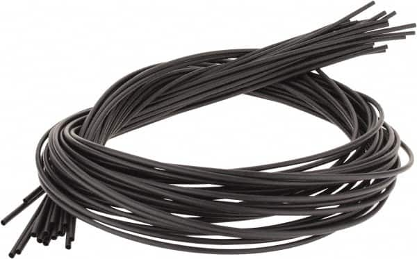 3M - 48" Long, 2:1, Polyolefin Heat Shrink Electrical Tubing - Black - Makers Industrial Supply