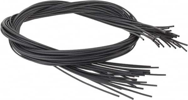 3M - 48" Long, 2:1, Polyolefin Heat Shrink Electrical Tubing - Black - Makers Industrial Supply