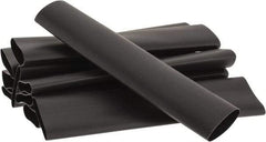 3M - 6" Long, 2:1, Polyolefin Heat Shrink Electrical Tubing - Black - Makers Industrial Supply