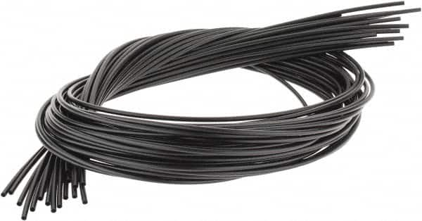 3M - 48" Long, 2.5:1, Polyolefin Heat Shrink Electrical Tubing - Black - Makers Industrial Supply