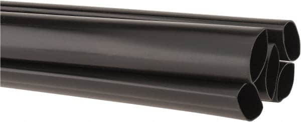 3M - 48" Long, 2.5:1, Polyolefin Heat Shrink Electrical Tubing - Black - Makers Industrial Supply