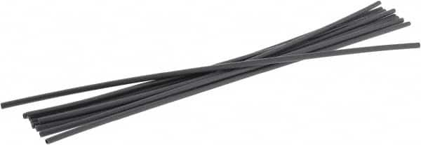 3M - 6" Long, 2:1, Polyolefin Heat Shrink Electrical Tubing - Black - Makers Industrial Supply