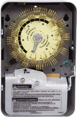 Intermatic - 24 hr Indoor Analog Electromechanical Timer - 48 On/Off, 120/208 to 277/480 VAC, 60 Hz, - Makers Industrial Supply