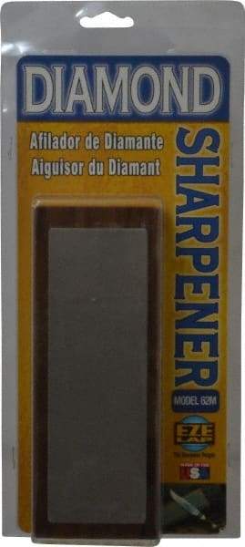 Eze Lap - 6" Long x 2" Wide Diam ond Sharpening Stone - Flat, 400 Grit, Medium Grade - Makers Industrial Supply