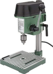 Enco - 4-5/16" Swing, Step Pulley Drill Press - 3 Speed, Single Phase - Makers Industrial Supply