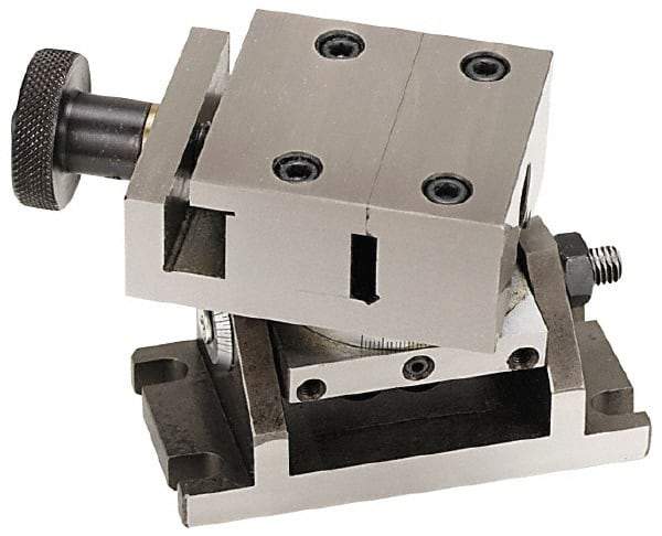 Value Collection - 2-1/4" Jaw Width x 25/32" Jaw Height, 17/32" Jaw Capacity, Sine Vise - 5-5/8" OAL x 3-3/4" Overall Height - Makers Industrial Supply