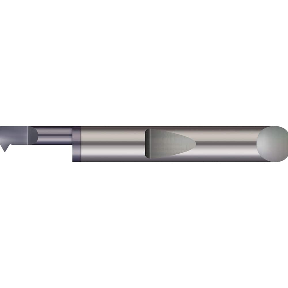 Micro 100 - Single Point Threading Tools; Thread Type: Internal ; Material: Solid Carbide ; Profile Angle: 60 ; Threading Diameter (Decimal Inch): 0.1406 ; Cutting Depth (Decimal Inch): 0.4000 ; Maximum Threads Per Inch: 56 - Exact Industrial Supply